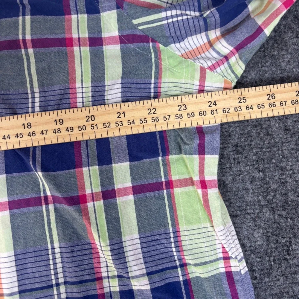 Polo Ralph Lauren Plaid Multicolor Button-Up Collared Shirt XXL Custom‎ Fit